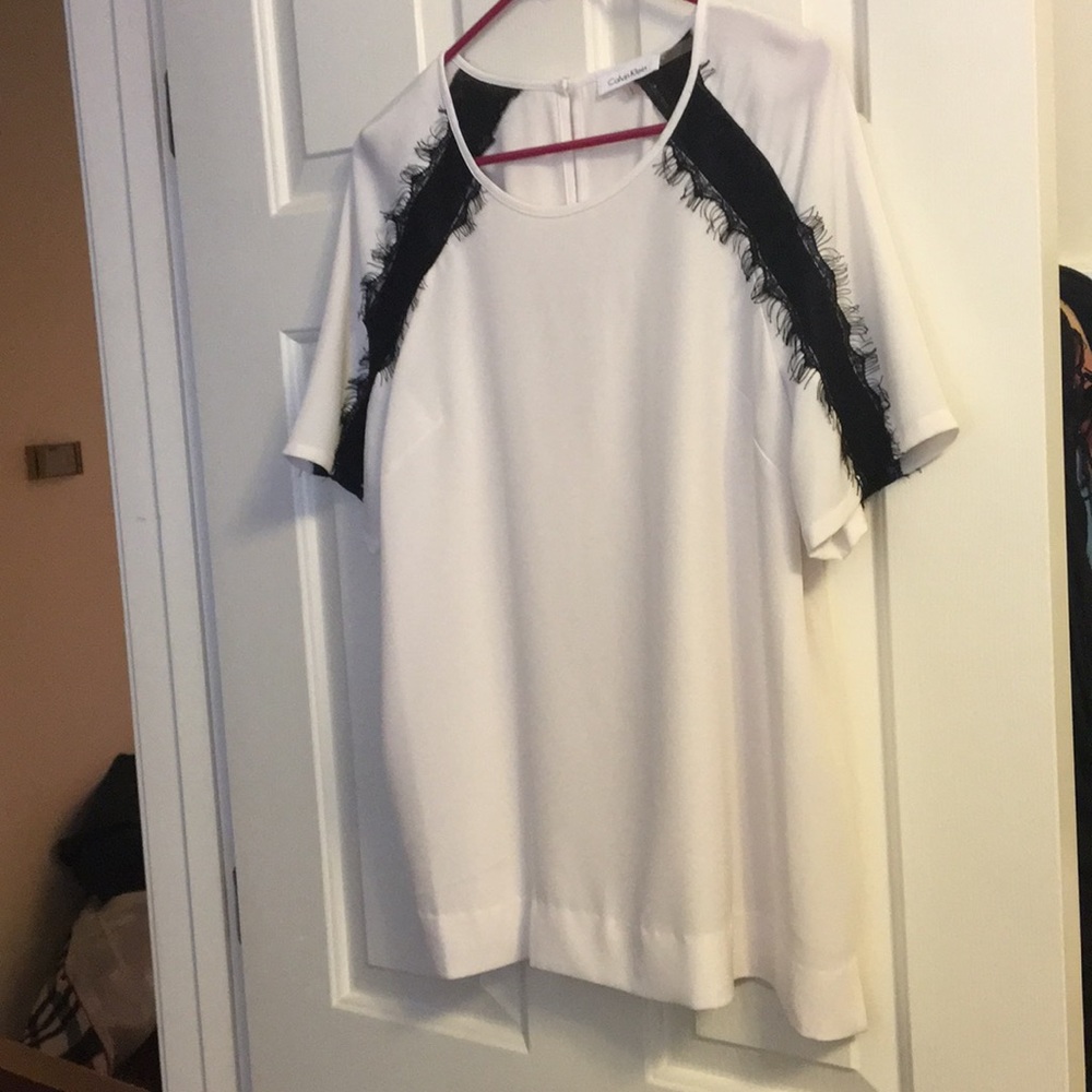 White/ black top